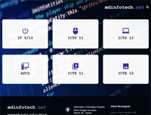 Tablet Screenshot of mdinfotech.net